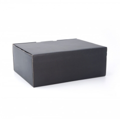 SHASHI Black Corrugated Foldable Packaging Box