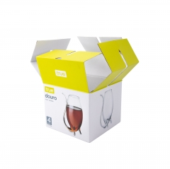 Foldable Corrugated Box With Internal Dividers
