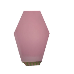 Pink & Green Stripe Hexagon Rigid Gift Box