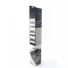 Drying Rack Roll-Up Packaging Box With Display Hook