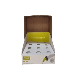 12-Count Merchandise Display Box with Insert Holes