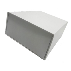 Matte White Foldable Magnetic Rigid Gift Box