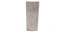 TWINE Amber Tinted Tulip Wine Glasses Corrugated Packaging Box