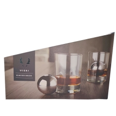 VISKI Brand Spirits Glassware Display Box