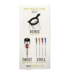 HOST Beer Freeze Cooling Cup Tri-Fold Brochure