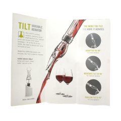 HOST Tilt Wine Aerator Instruction Leaflet