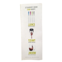HOST Tilt Wine Aerator Instruction Leaflet