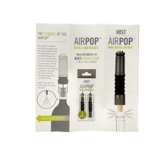 AirPOP Wine Bottle Opener User Guide Brochure