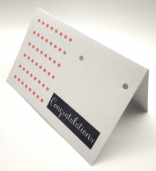 Minimalist Fold-Out Congratulations Postcard