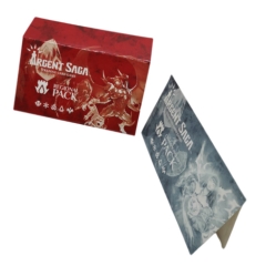 Argent Saga Trading Card Game Regional Pack Display Paper Card