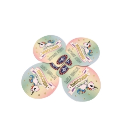 Unicorn Garden Ornament Rainbow Hang Tag