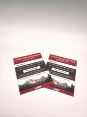 Outdoor Adventure Themed Promotional Paper Card