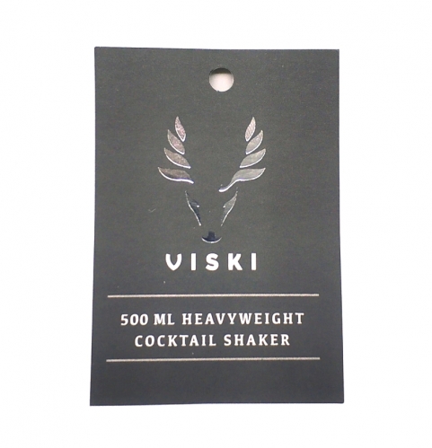 VISKI 500 ML Heavyweight Cocktail Shaker Hang Tag