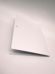 White Good Luck Greeting Paper Card With Dot Details