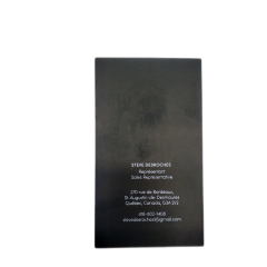 Minimalist Black ALIZÉE Logo & Contact Card
