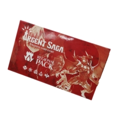 Argent Saga Trading Card Game Regional Pack Display Paper Card