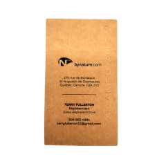 NATURMANIA Kraft Paper Business Card