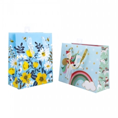 Assorted Colorful Printed Paper Gift Bags