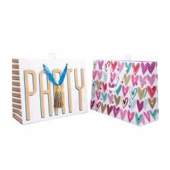 Assorted Colorful Printed Paper Gift Bags