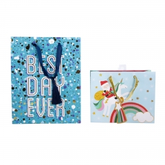 Assorted Colorful Printed Paper Gift Bags