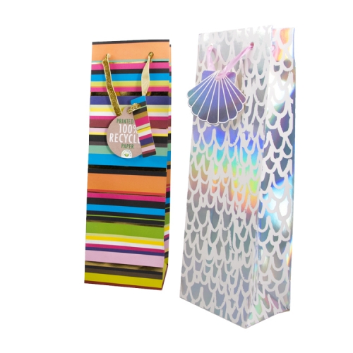 Multi Pattern Wine Bottle Gift Bags