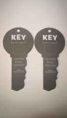 KEY Bottle Opener Shaped Hang Tag
