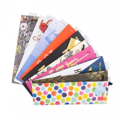 Assorted Themed Wine Bottle Gift Bags with Ribbon Handles and Hang Tags