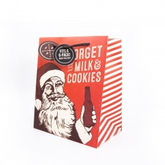 Santa & Hops Design Beer Pack Paper Gift Bags