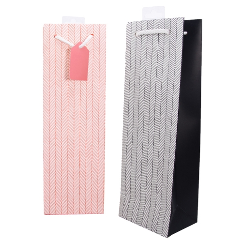 Colorful Confetti Print Wine Gift Bag​