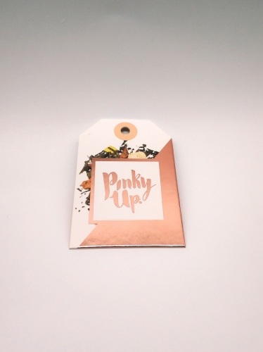 Pink Up Brand Tea Kettle Product Hang Tag​