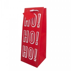 Assorted Holiday & Party Wine Bottle Gift Bags with Glitter & Foil Accents