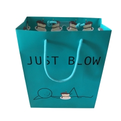 Funny “Just Blow” Birthday Cake Print Packing Bag