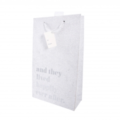 Assorted Festive Gift Bags with Glitter and Foil Designs