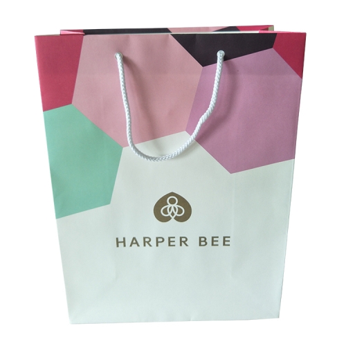 Geometric Pastel Print “Harper Bee” Gift Bag