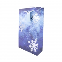 Assorted Festive Gift Bags with Glitter and Foil Designs