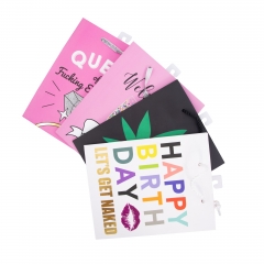 Humorous Party-Themed Gift Tote with Rope Handle