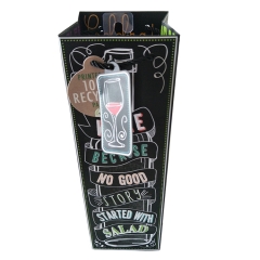 Funny Wine Quote Chalkboard-Style Wine Bottle Gift Bag