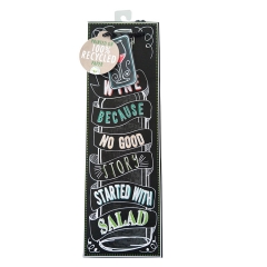 Funny Wine Quote Chalkboard-Style Wine Bottle Gift Bag