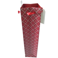 “Cheer & Spreading Goodwill” Christmas Wine Bottle Gift Bag