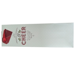“Cheer & Spreading Goodwill” Christmas Wine Bottle Gift Bag