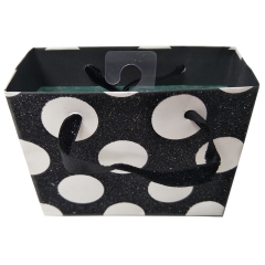 Mini Black & White Polka Dot Gift Bag