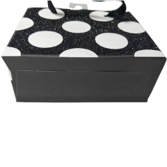 Mini Black & White Polka Dot Gift Bag