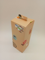 Hanging Tab Artcard Box with Colorful Lifestyle Print