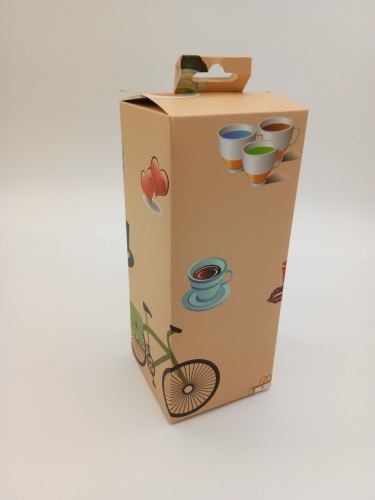 Hanging Tab Artcard Box with Colorful Lifestyle Print