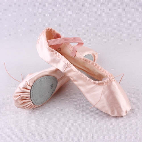 Satin Split Sole Ballet Shoes