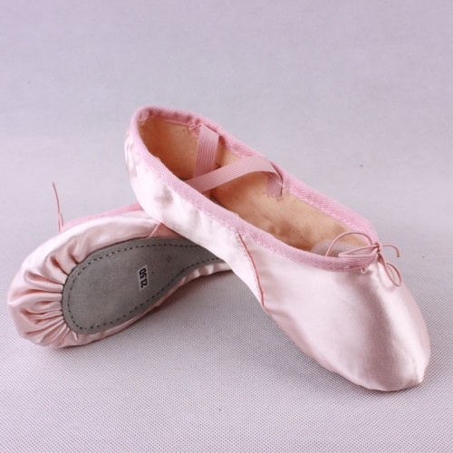 Satin Full Sole Ballet Shoes