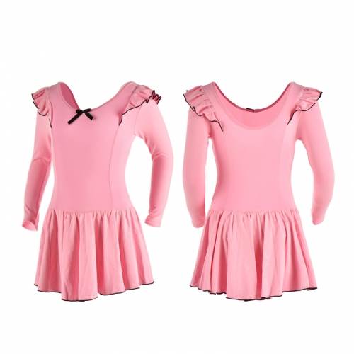 Child Flutter Long Sleeve Skirted Leotard