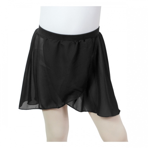 Child Chiffon Mock Wrap Skirt