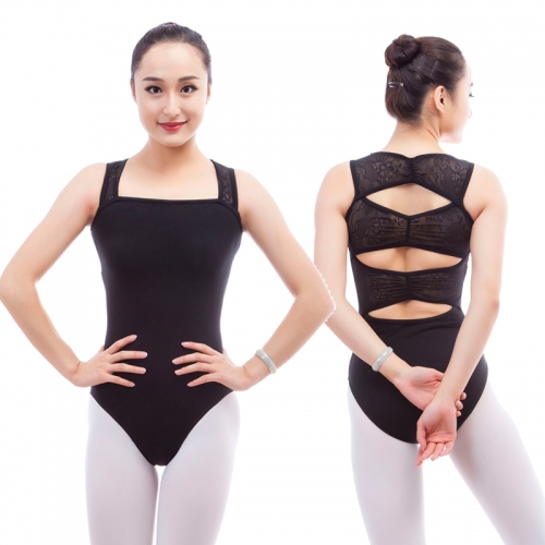  Black Dance Leotards