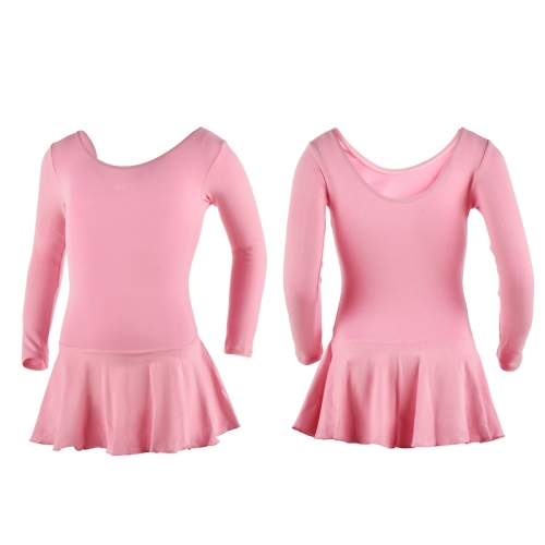 Pink Skirted Ballet Leotard